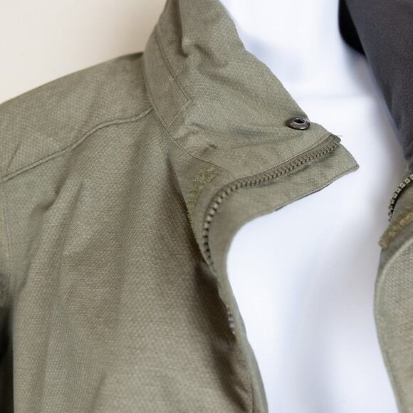 REI Olive Green Essential Women's Rain Trench Coat, XS - Picture 8 of 10